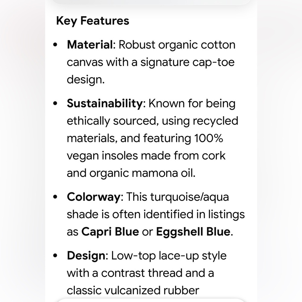 Cariuma x Pantene Capri Blue Oca Low Canvas Contrast Thread Vibrant Sneakers 11 - Picture 16 of 16